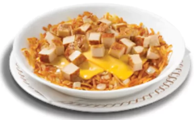 CHICKEN MELT HASHBROWN BOWL