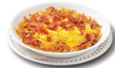 BACON EGG & CHEESE HASHBROWN BOWL