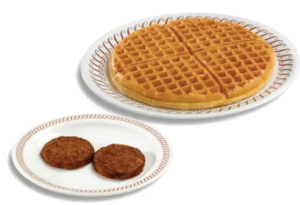 WAFFLE with a SIDE OF MEAT