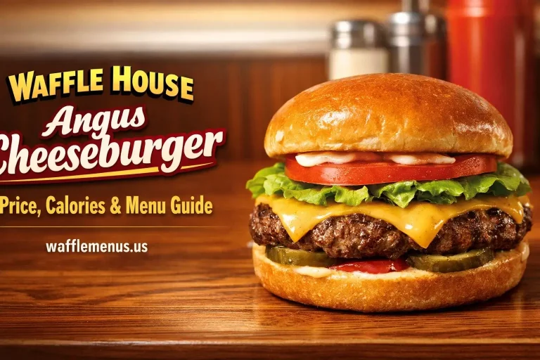 Angus Cheeseburger in a classic USA Menu
