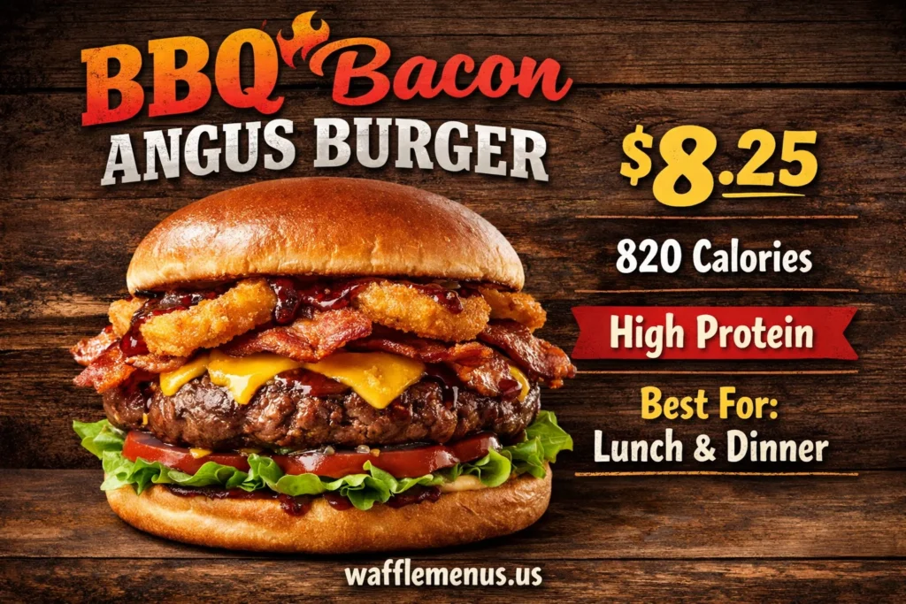 BBQ Bacon Angus Burger at Waffle House Price, Calories & Full Review (2026)