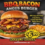 BBQ Bacon Angus Burger at Waffle House Price