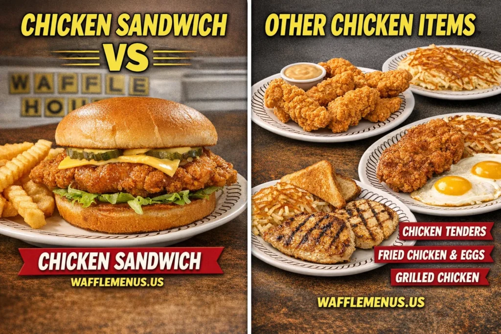 Chicken Sandwich Price, Calories, Nutrition & Complete Waffle House Guide (2026)