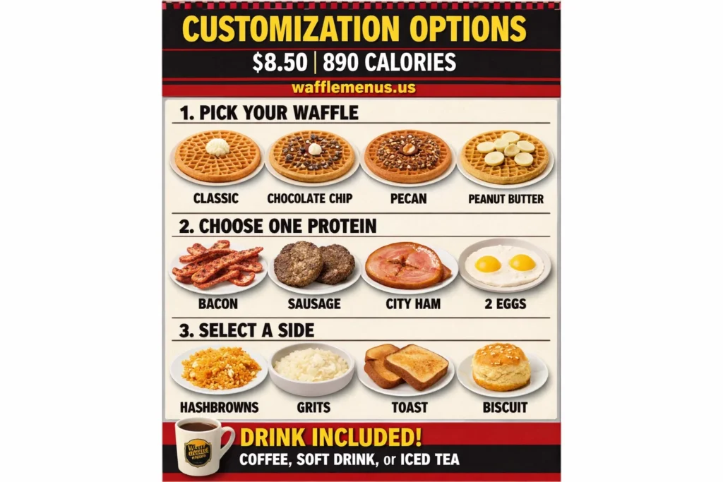 Double Angus 1/4 lbs Hamburger at Waffle House