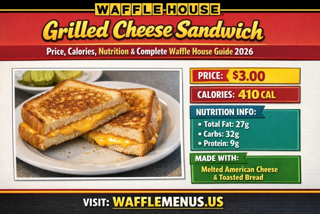 Grilled Cheese Sandwich Price
