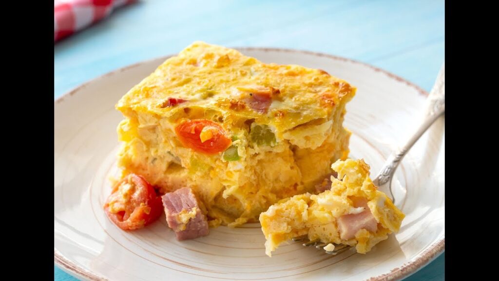 Ham Egg and Cheese Hashbrown Bowl