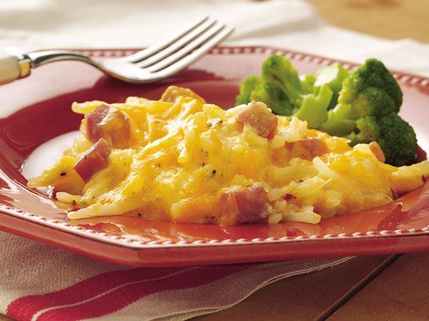 Ham Egg and Cheese Hashbrown Bowl