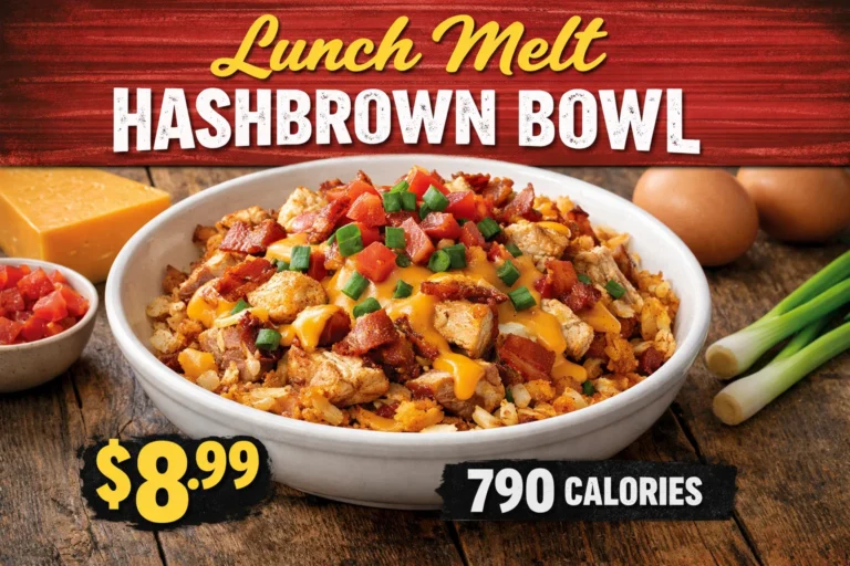 Lunch Melt Hashbrown Bowls Price, Calories, Nutrition & Complete Waffle House 2026 Guide