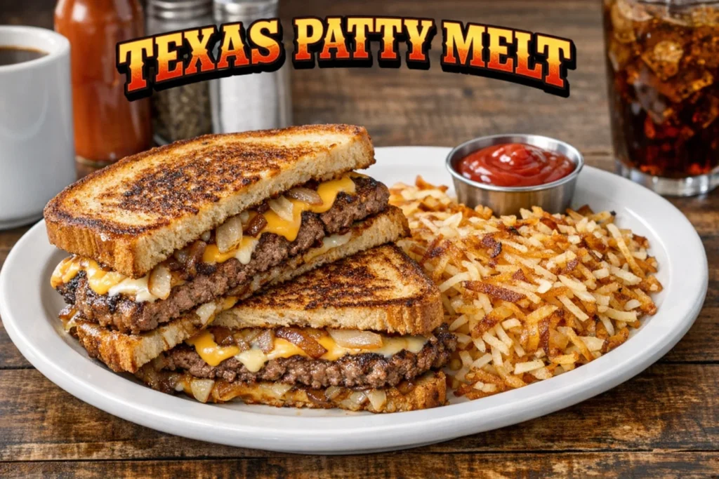 TEXAS PATTY MELT WITH HASHBROWNS with Updated Prices 2026