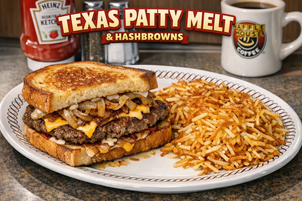 TEXAS PATTY MELT WITH HASHBROWNS with Updated Prices 2026