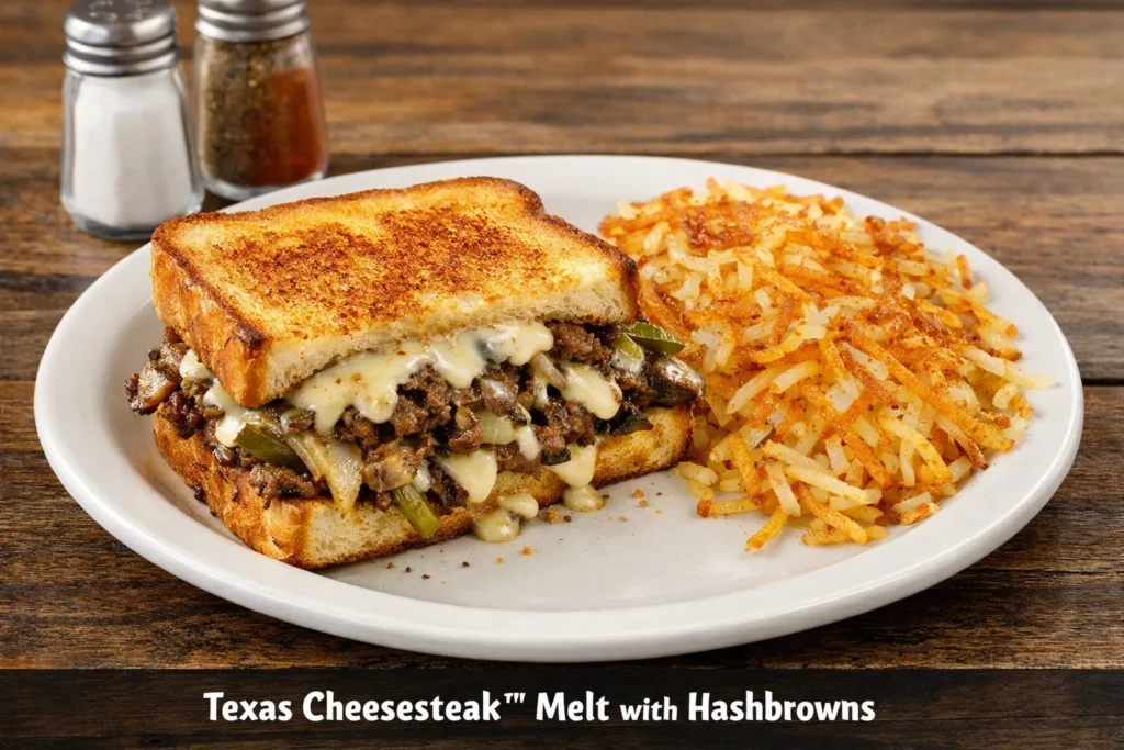 Texas Cheesesteak™ Melt with Hashbrowns Price, Calories & Nutrition 2026
