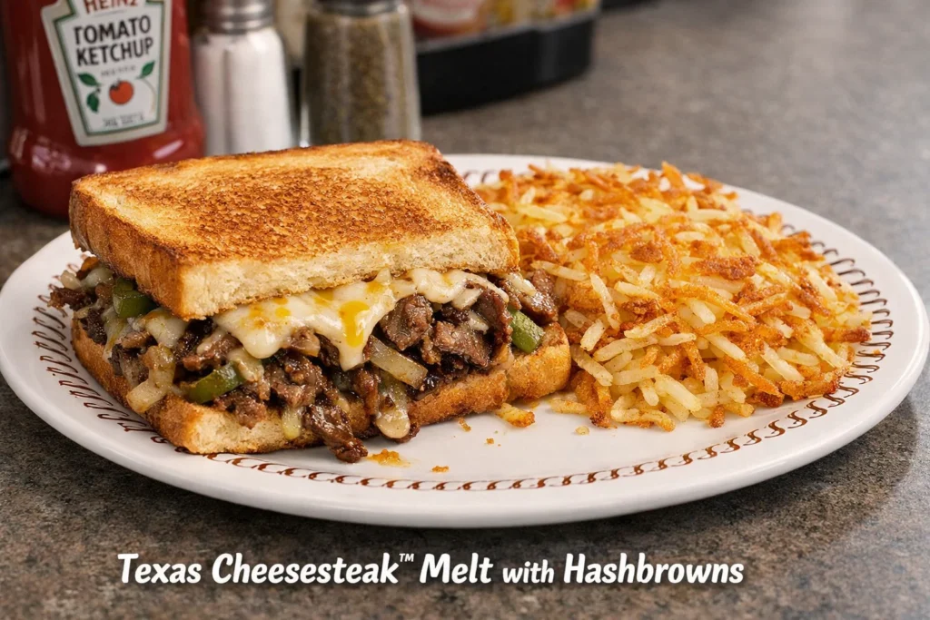 Texas Cheesesteak™ Melt with Hashbrowns Price, Calories & Nutrition 2026