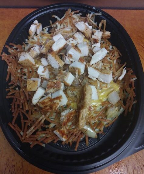 Waffle House Chicken Melt Hashbrown Bowl