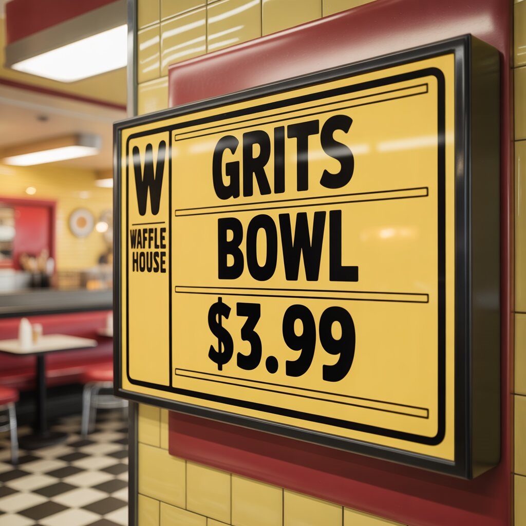 Waffle House GRITS BOWL Menu Prices and Calories