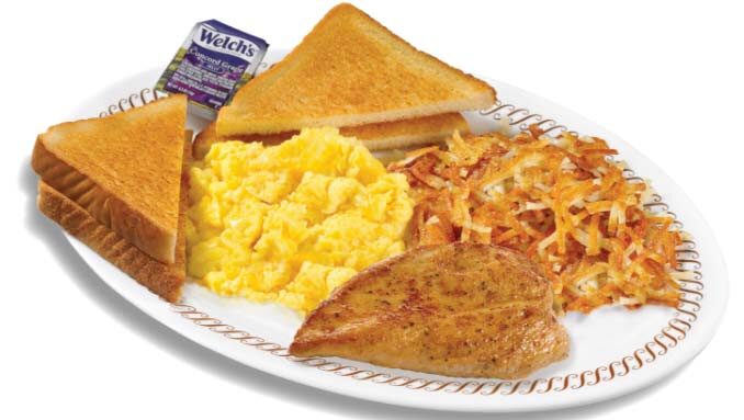 Waffle House Steak and Eggs