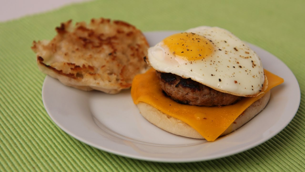 Sausage Egg and Cheese Sandwich