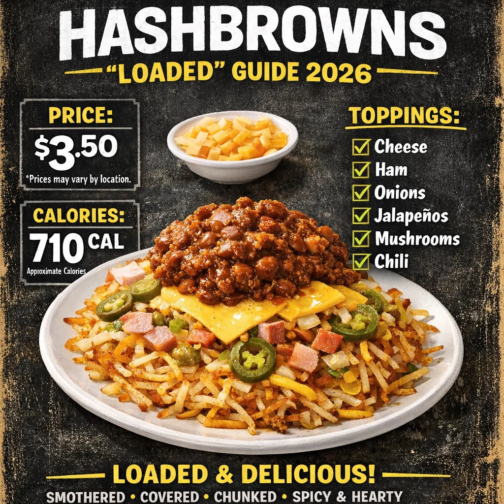 Waffle House Hashbrowns Loaded Price