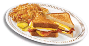 Waffle House Texas Breakfast Melt with Hashbrowns