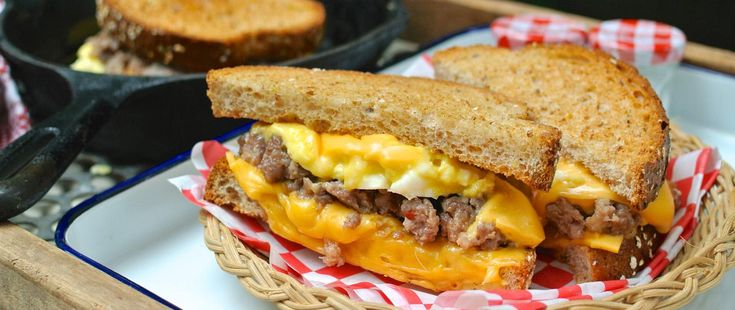 Texas Sausage Egg and Cheese Melt