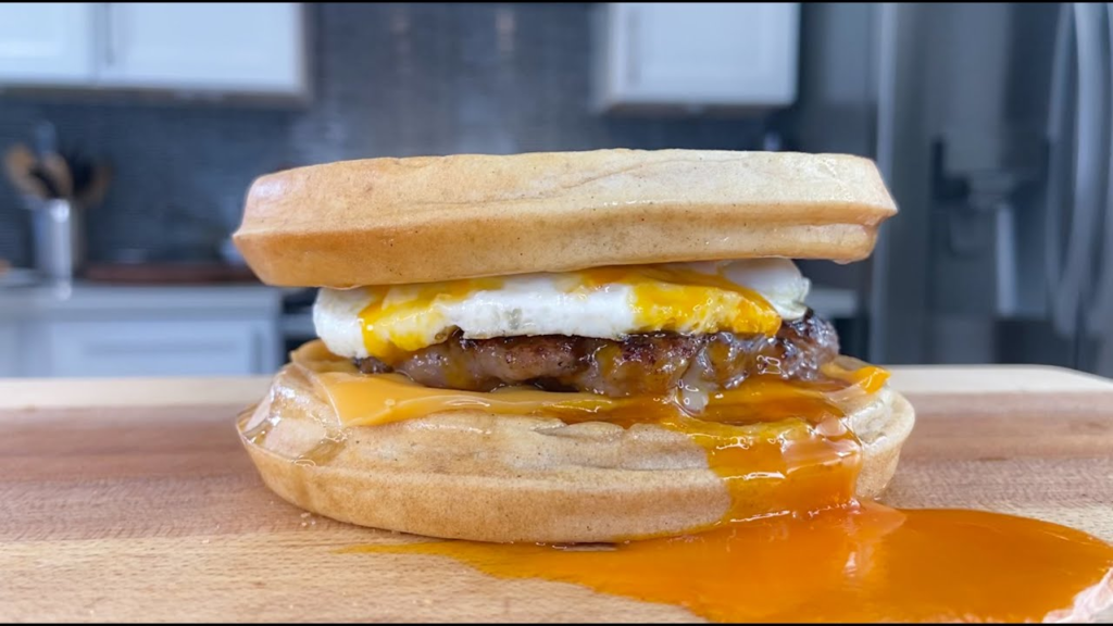 Texas Sausage Egg and Cheese Melt