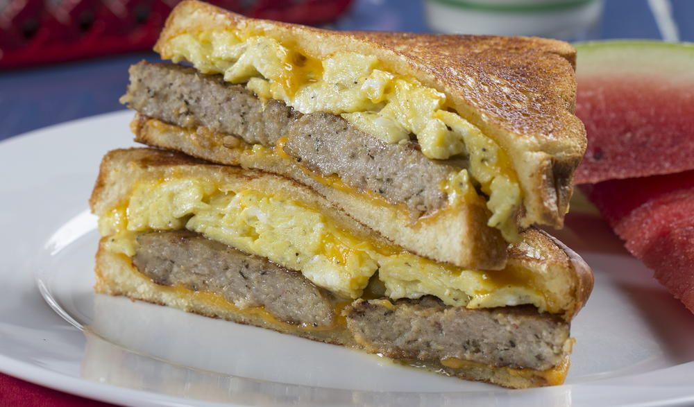 Sausage Egg and Cheese Sandwich