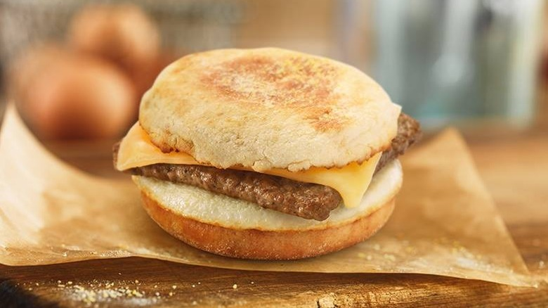 Sausage Egg and Cheese Sandwich