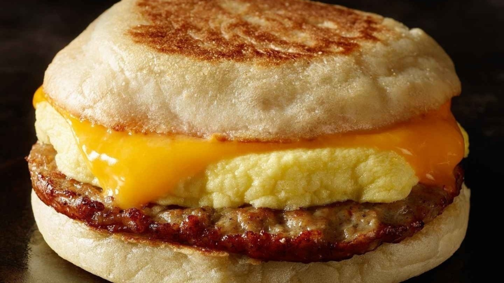 Sausage Egg and Cheese Sandwich