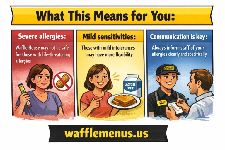 Waffle House Allergen Menu