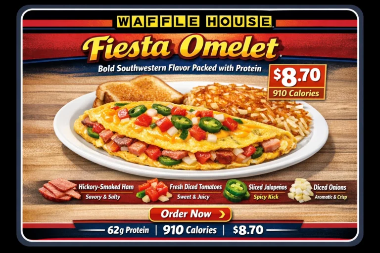 Best Waffle House Fiesta Omelet with Price