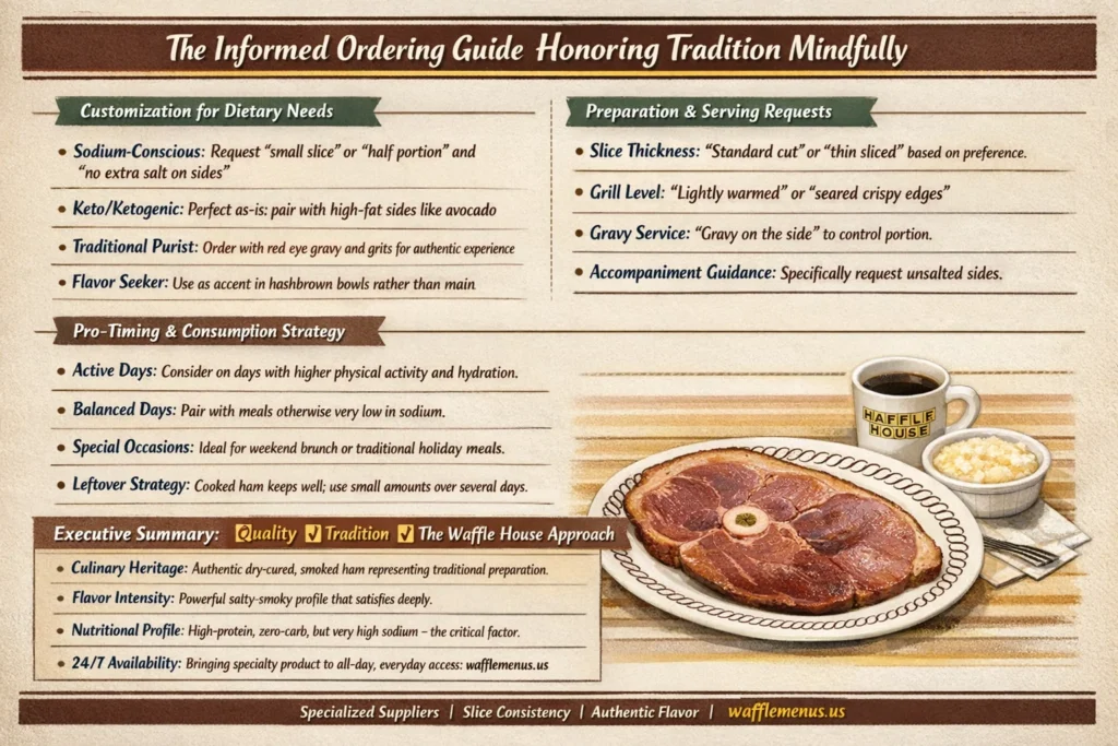 Waffle House Country Ham Flavour