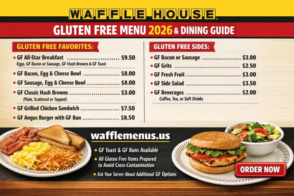 Waffle House Gluten Free Menu