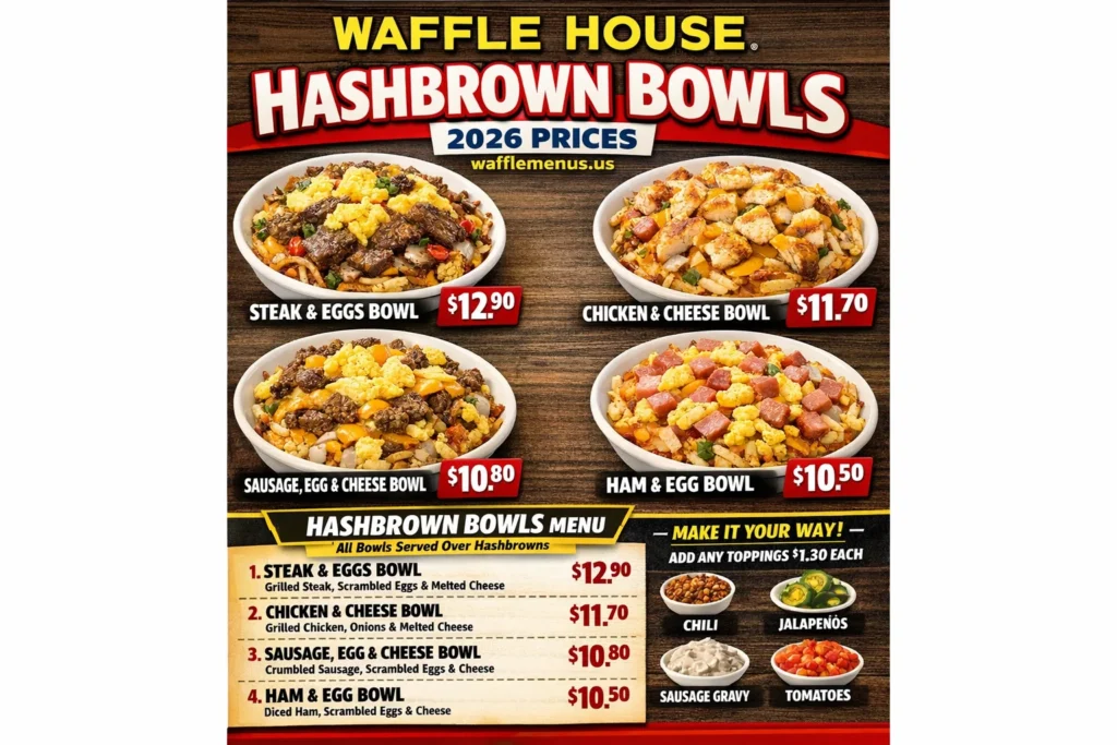 Waffle House Hashbrown Bowl