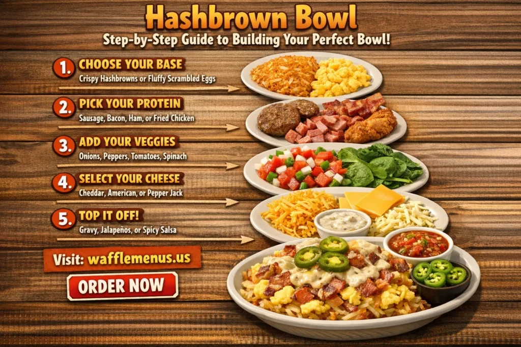 Waffle House Build Your Own Hashbrown Bowl