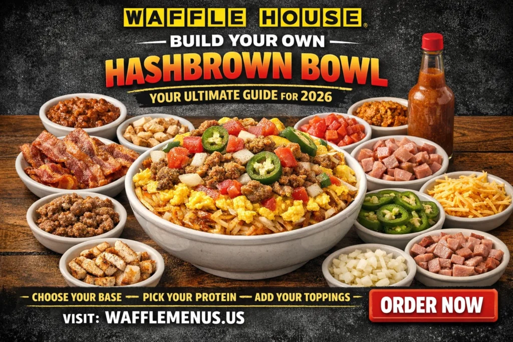 Waffle House Build Your Own Hashbrown Bowl