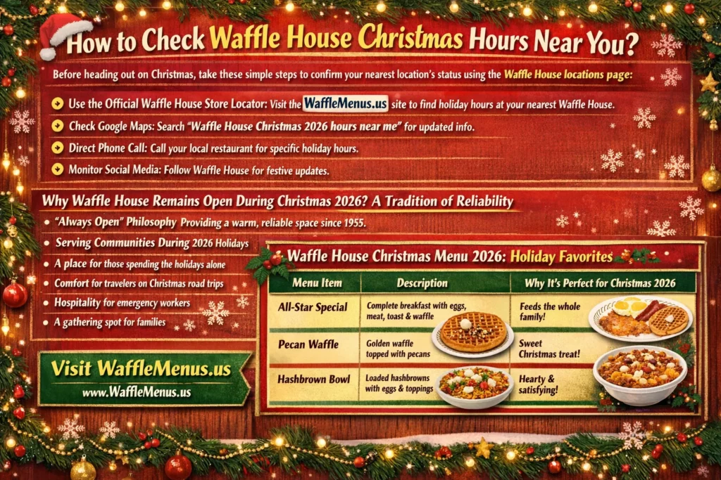 Is Waffle House Open on Christmas? Your Complete Holiday Dining Guide