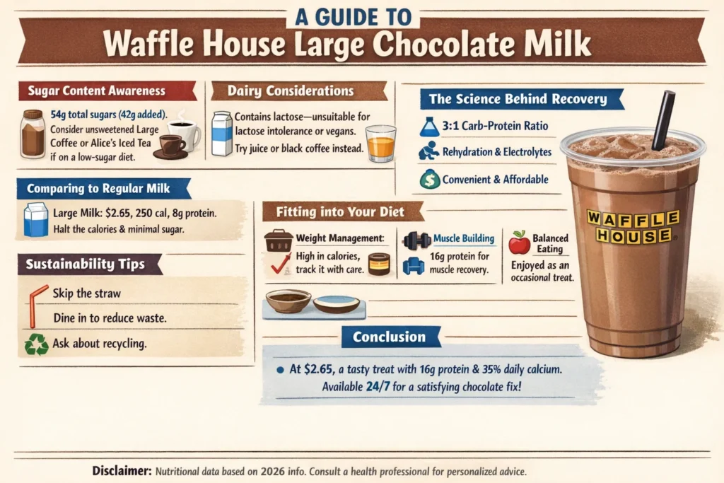 Waffle House Large Chocolate Milk the Sweet and Nutritious 2026 Guide