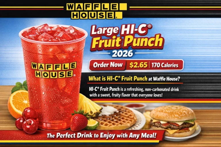 The Ultimate Guide to Waffle House Large HI-C® Fruit Punch