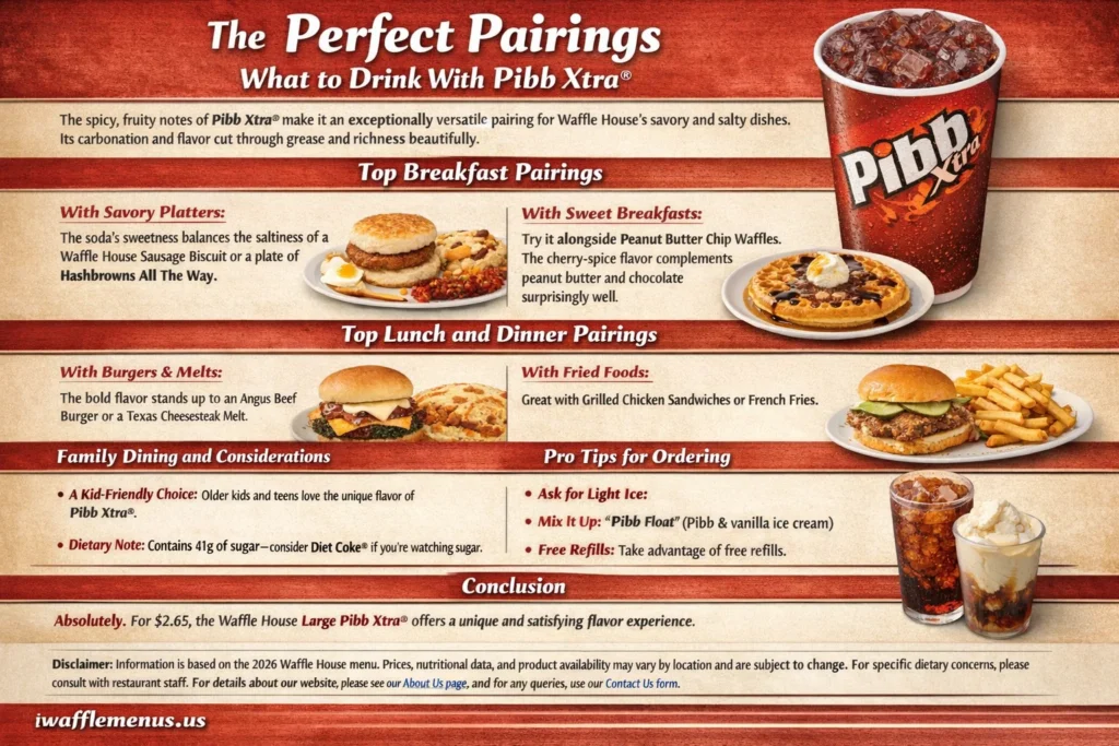 Waffle House Large Pibb Xtra® with Price, Calories and Flavor