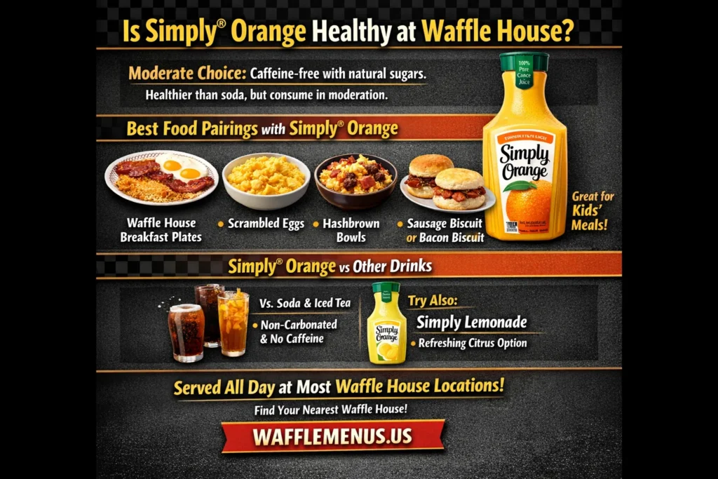 Waffle House Simply® Orange Price, Calories
