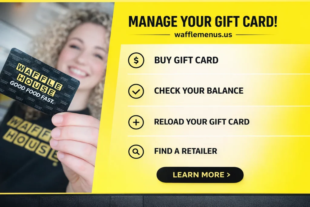 Waffle House Gift Card Balance Check