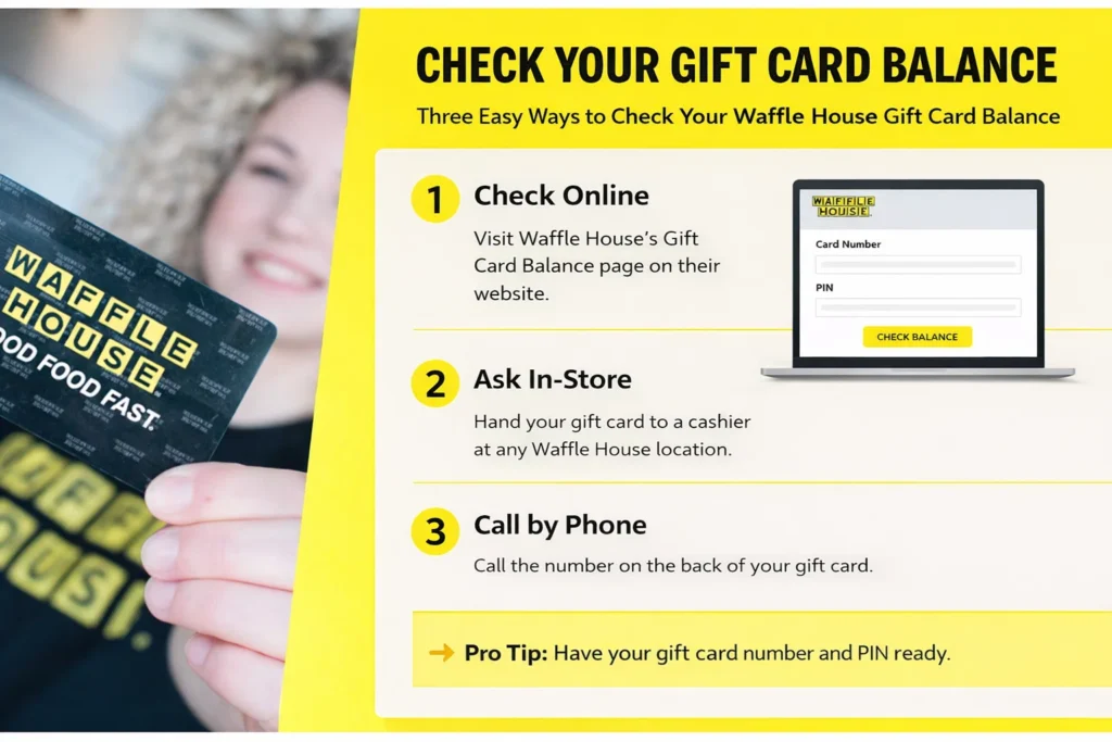 Waffle House Gift Card Balance Check