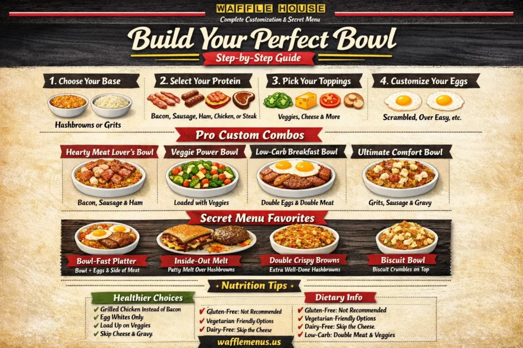Waffle House Breakfast Bowls with Updated Price