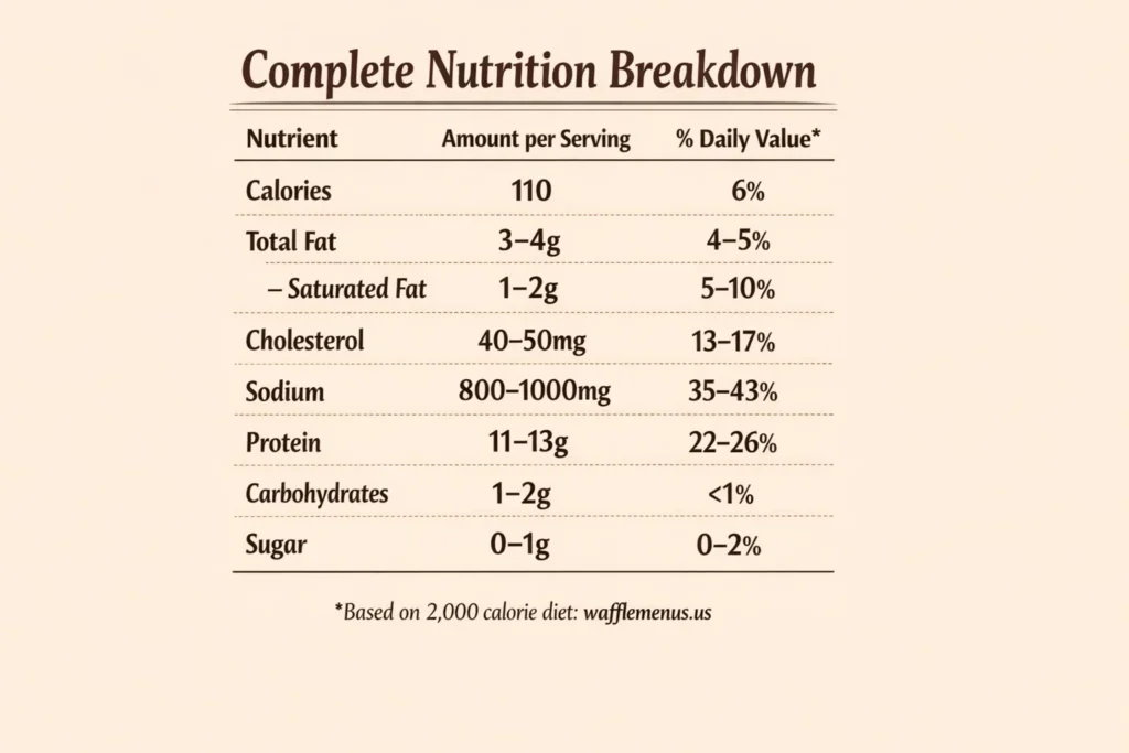 Waffle House City Ham Price, Nutrition & Dining Guide