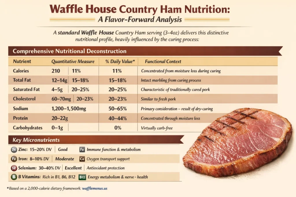 Waffle House Country Ham Flavour