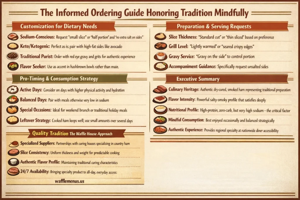 Waffle House Country Ham Flavour