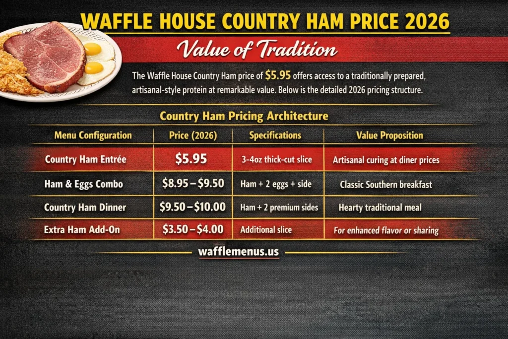 Waffle House Country Ham Flavour