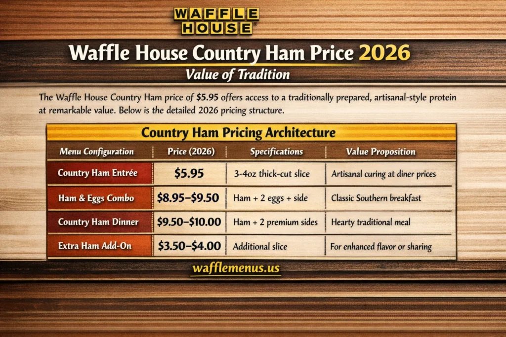 Waffle House Country Ham Flavour