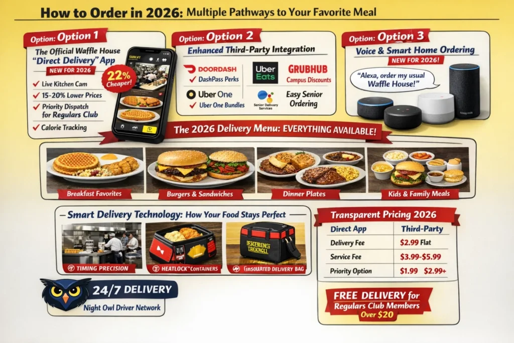 Waffle House Delivery 2026 Online Ordering, Hours and Top Deals