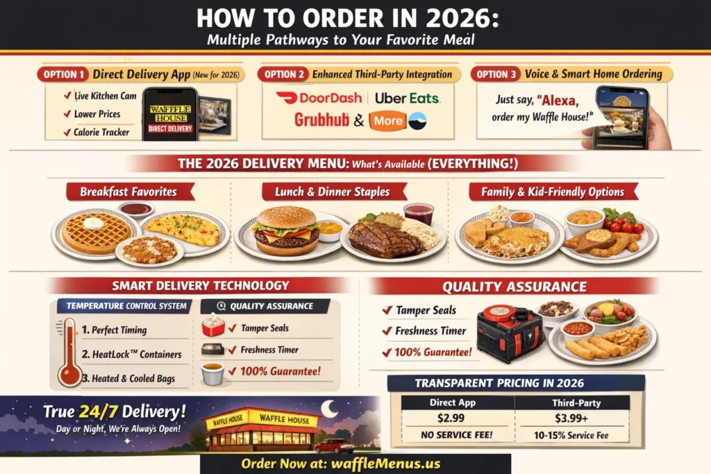 Waffle House Delivery 2026 Online Ordering, Hours and Top Deals