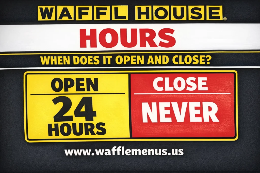 Waffle House Hours Complete Guide to 24/7 Comfort Food and Holiday Service